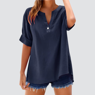 Olivia™ - Blusa de Lino