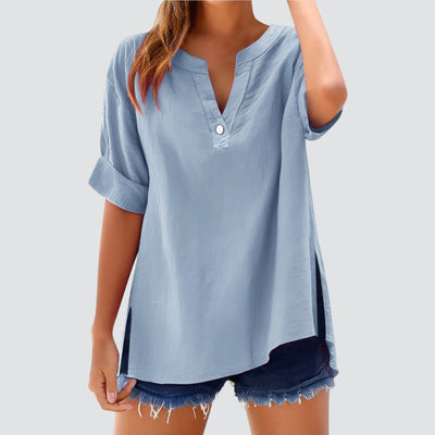 Olivia™ - Blusa de Lino