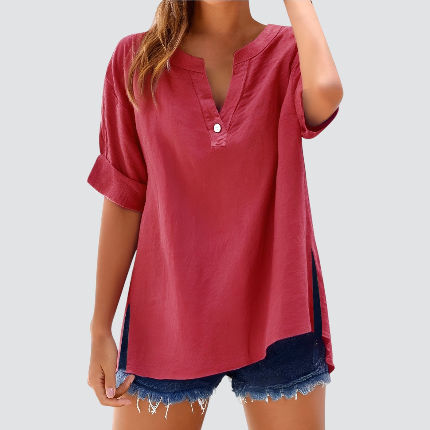 Olivia™ - Blusa de Lino