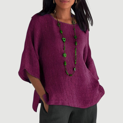 Cristina™ - Blusa de Lino